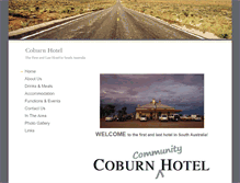 Tablet Screenshot of coburnhotel.com